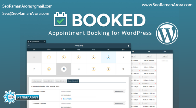 Booked - Appointment Booking for WordPress