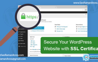 Secure Your WordPress Website with SSL Certificate