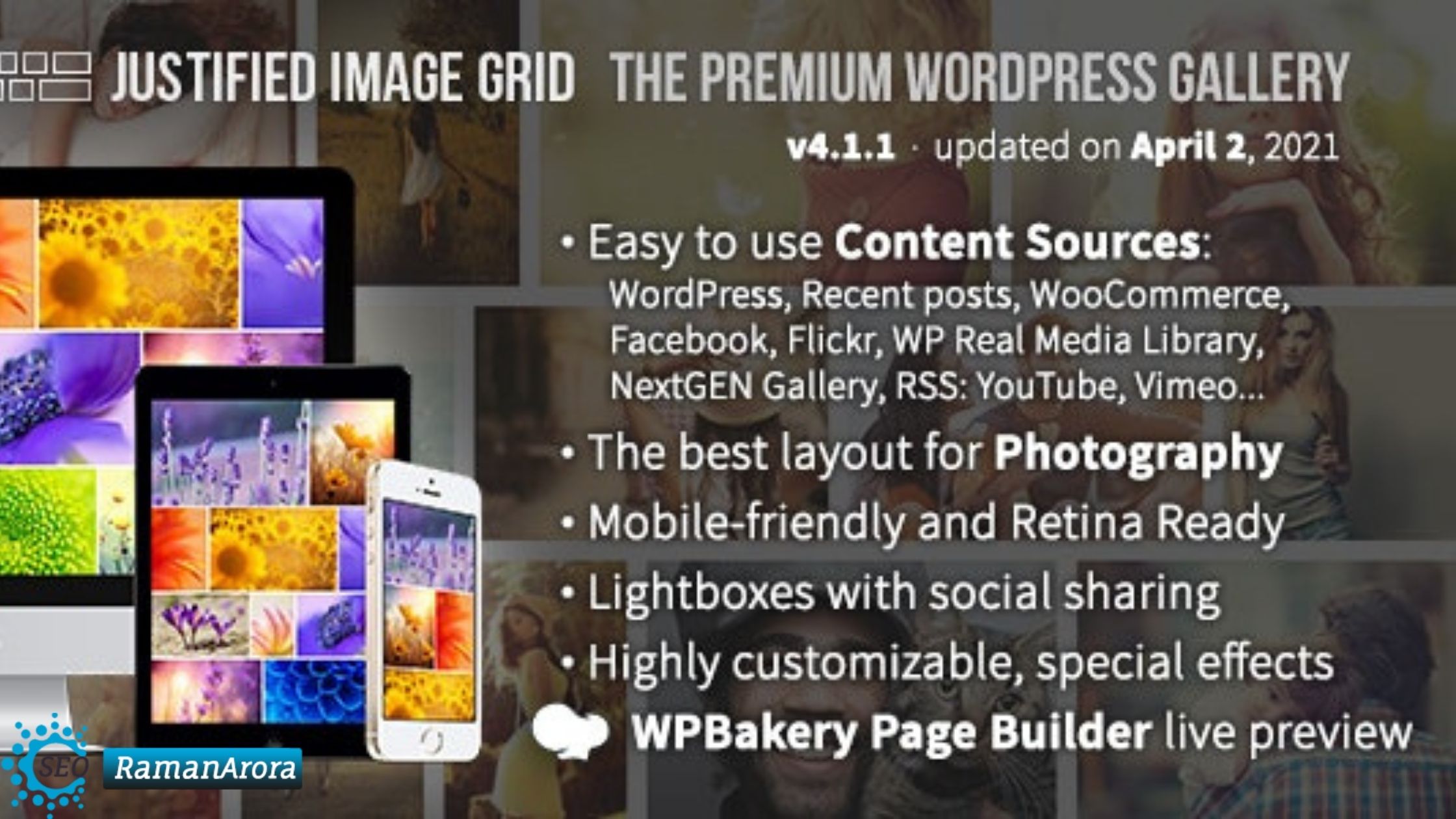 Justified Image Grid Review - Premium WordPress Gallery Plugin for Portfolio