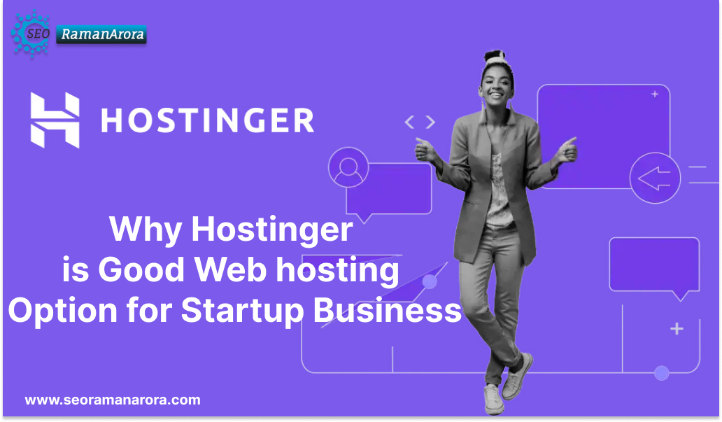 why hostinger is good web hosting option for startup business seoramanarora